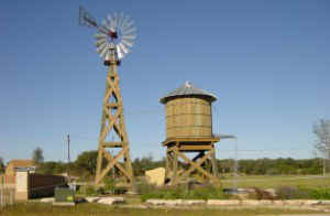 Windmill and Wood Tank