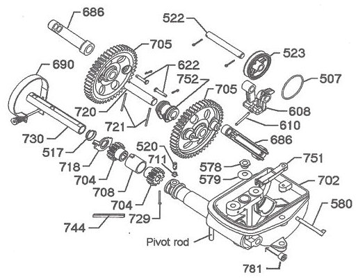 Schematic of the 702 Aermotor Windmill