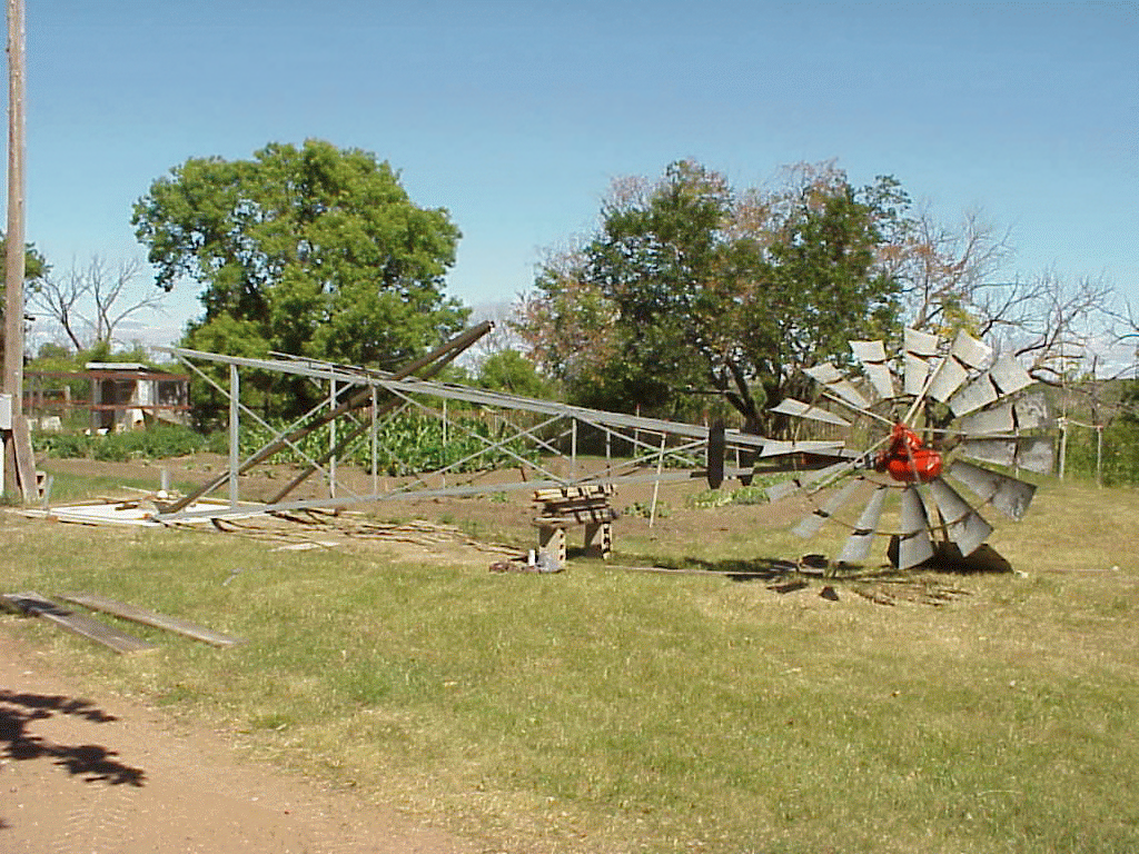 Tower on Side Applying Footings